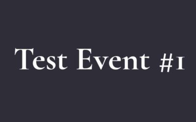 Test Event #1